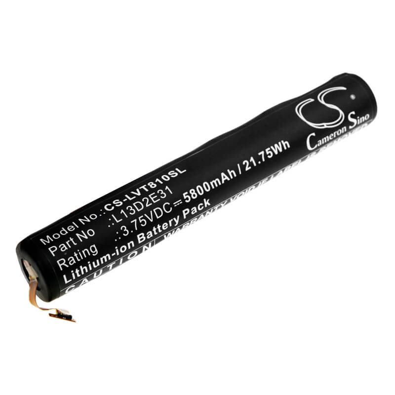 3.75V, 5800mAh, Li-ion Battery fits Lenovo, Ideapad B6000, Yoga Tablet 8, 21.75Wh