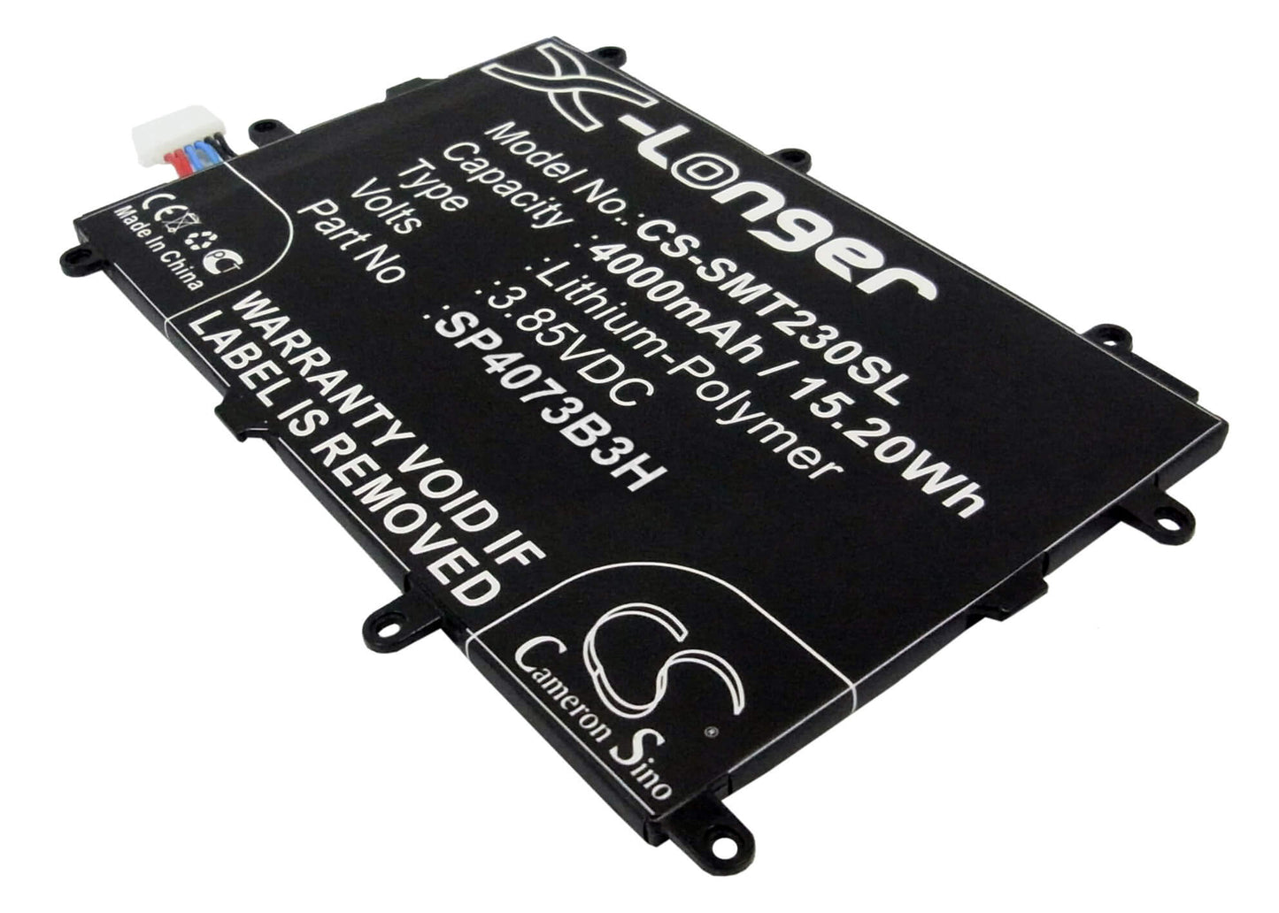 3.85V, 4000mAh, Li-Polymer Battery fits Samsung, Galaxy Tab4 7.0, Galaxy Tab4 7.0 3g, 15.4Wh