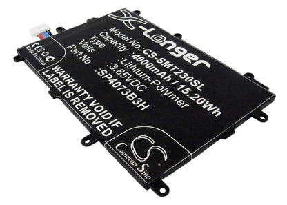 3.85V, 4000mAh, Li-Polymer Battery fits Samsung, Galaxy Tab4 7.0, Galaxy Tab4 7.0 3g, 15.4Wh