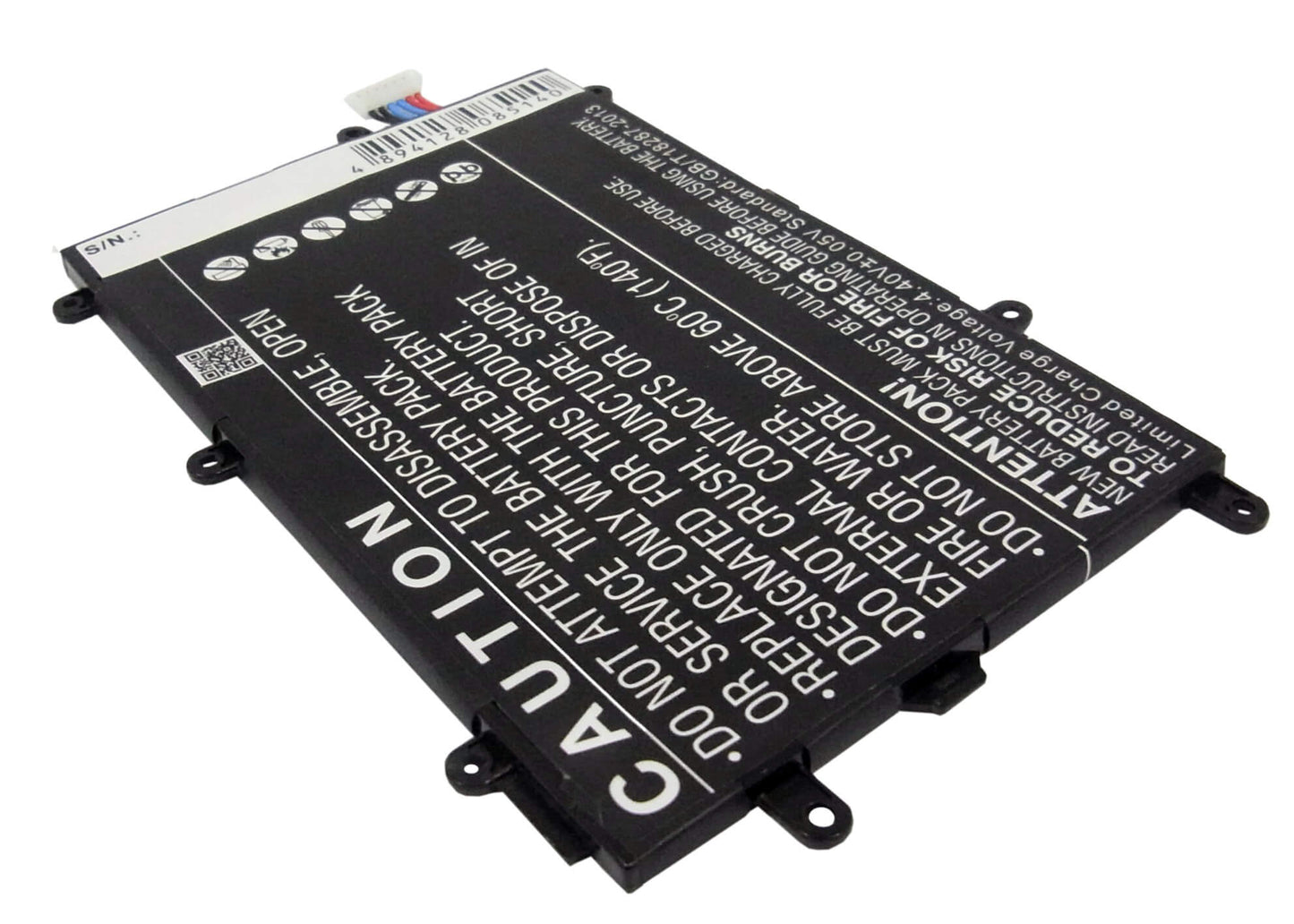 3.85V, 4000mAh, Li-Polymer Battery fits Samsung, Galaxy Tab4 7.0, Galaxy Tab4 7.0 3g, 15.4Wh