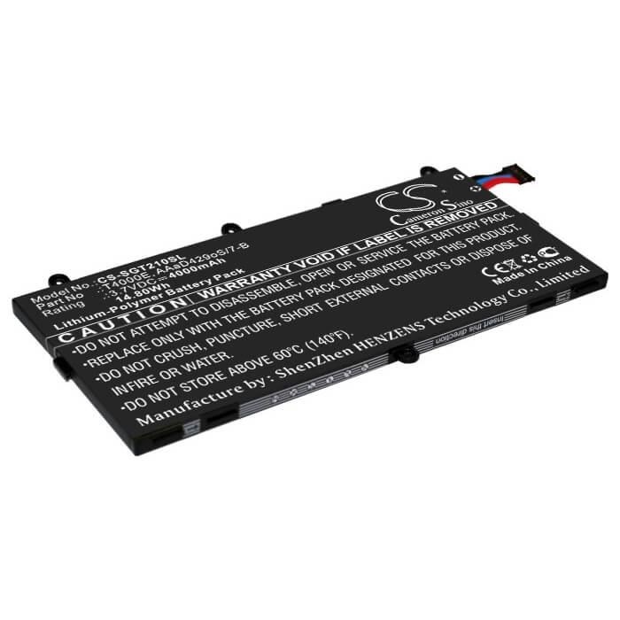 3.7V, 3600mAh, Li-Polymer Battery fits Samsung, Galaxy Tab 3 7.0, Galaxy Tab 3 Kids, 13.32Wh