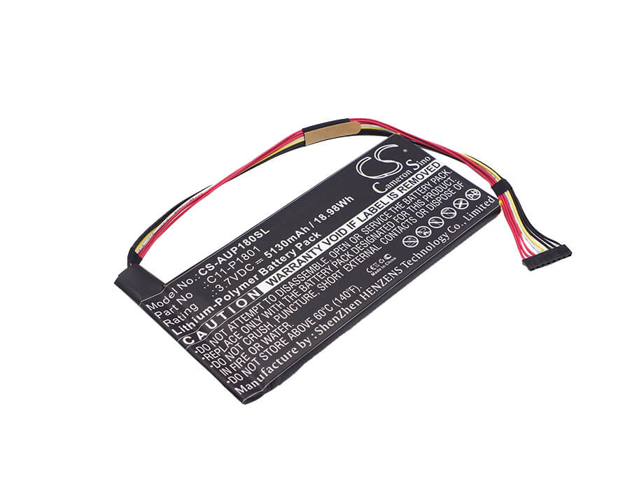 3.7V, 5130mAh, Li-Polymer Battery fits Asus, P1801, P1801-b037k, 18.981Wh