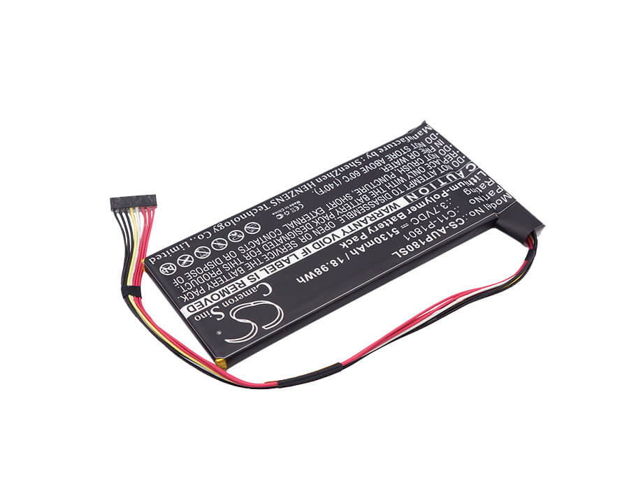 3.7V, 5130mAh, Li-Polymer Battery fits Asus, P1801, P1801-b037k, 18.981Wh