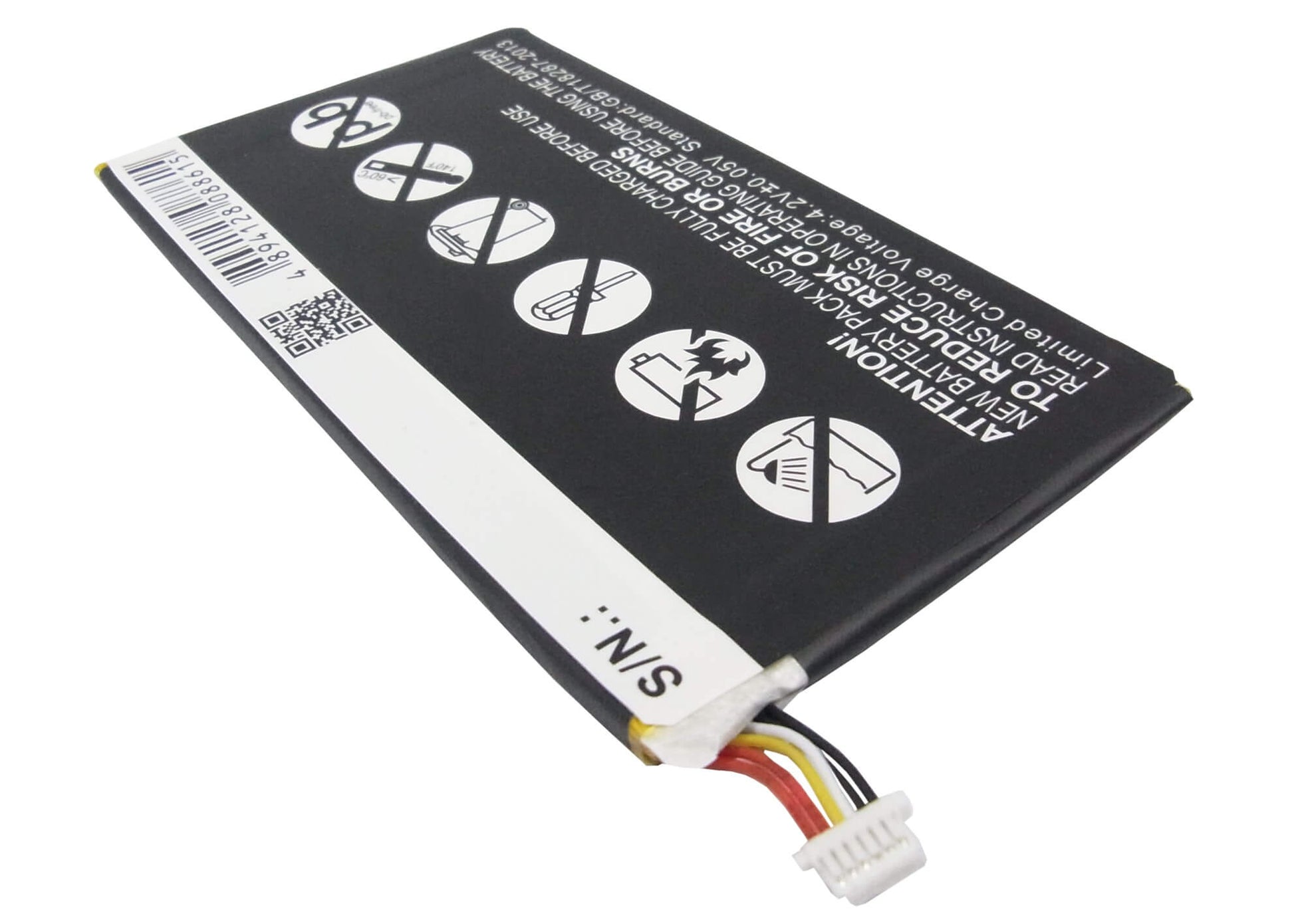 3.7V, 4100mAh, Li-Polymer Battery fits Hp, Slate 7 1800 Tablet, Slate 7 3g, 15.17Wh
