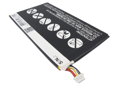 3.7V, 4100mAh, Li-Polymer Battery fits Hp, Slate 7 1800 Tablet, Slate 7 3g, 15.17Wh