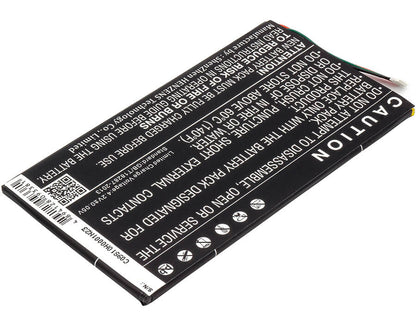 3.7V, 4000mAh, Li-Polymer Battery fits Barnes & Noble, Bnrv400, Bntv400, 14.8Wh