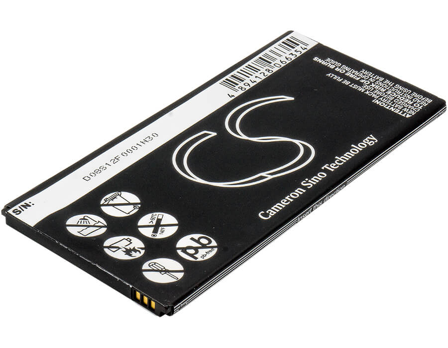3.7V, 3400mAh, Li-ion Battery fits Zte, T9, V9, 12.58Wh
