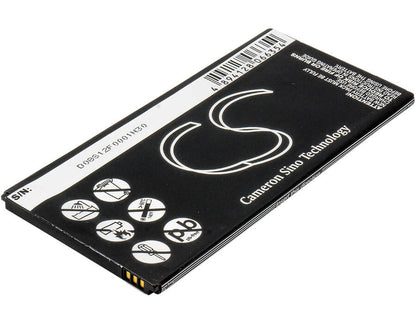 3.7V, 3400mAh, Li-ion Battery fits Zte, T9, V9, 12.58Wh