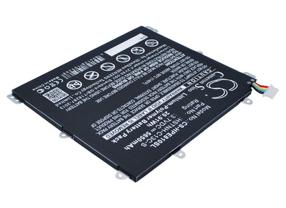 3.7V, 5650mAh, Li-Polymer Battery fits Hp, 7600us, Hstnh-h408c, 20.905Wh