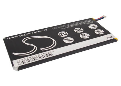 3.7V, 4000mAh, Li-Polymer Battery fits Zte, P98t, T98, 14.8Wh