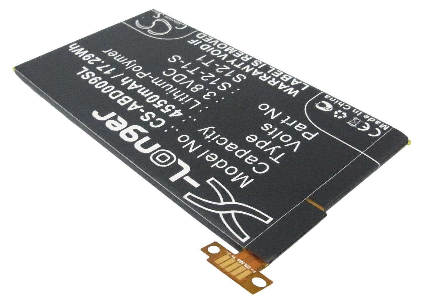 3.8V, 4550mAh, Li-Polymer Battery fits Amazon, C9r6qm, Kindle Fire Hdx, 17.29Wh