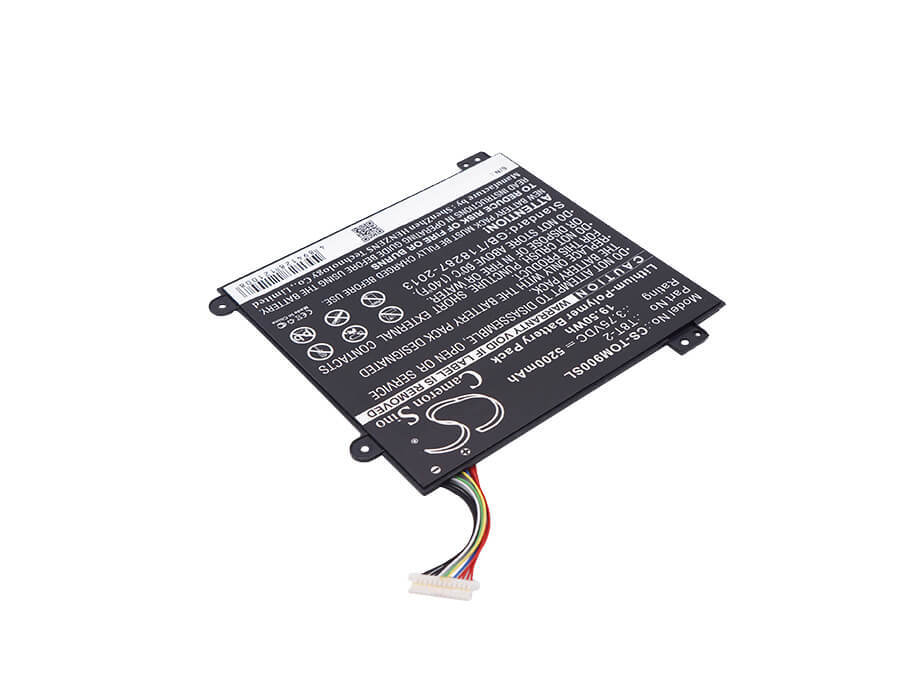 3.75V, 5200mAh, Li-ion Battery fits Toshiba, Satellite Click Mini L9w-b, Satellite Click Mini L9w-b 8.9, 19.5Wh