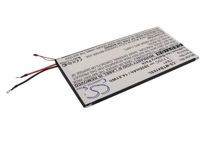 3.7V, 3950mAh, Li-Polymer Battery fits Motorola, Droid Xyboard 10.1, Mz609, 14.615Wh