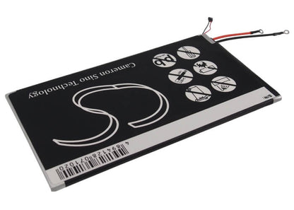 3.7V, 3950mAh, Li-Polymer Battery fits Motorola, Droid Xyboard 10.1, Mz609, 14.615Wh