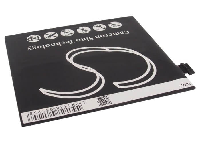 3.7V, 6600mAh, Li-Polymer Battery fits Toshiba, At205, At205-t16, 24.42Wh