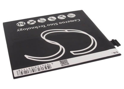 3.7V, 6600mAh, Li-Polymer Battery fits Toshiba, At205, At205-t16, 24.42Wh