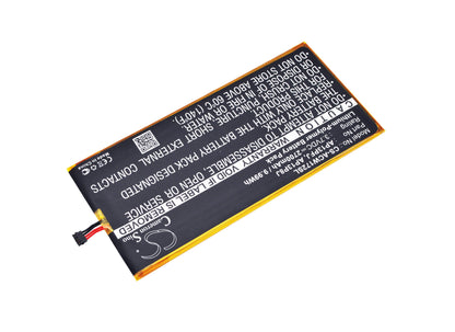 3.7V, 2700mAh, Li-Polymer Battery fits Acer, Iconia B1-720, Iconia B1-720-81111g00nkr, 9.99Wh