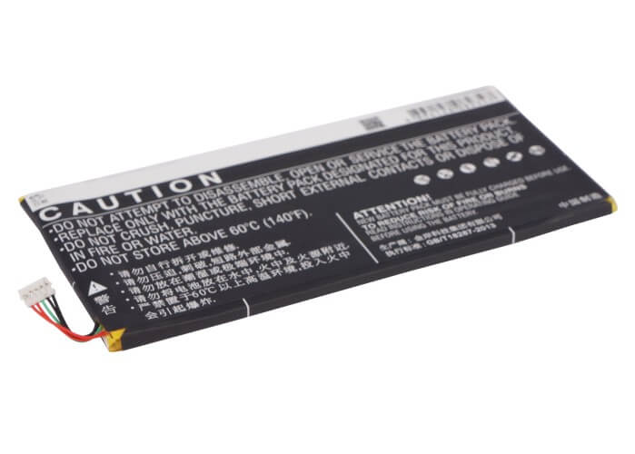 3.7V, 3400mAh, Li-Polymer Battery fits Zte, V72, V72a, 12.58Wh