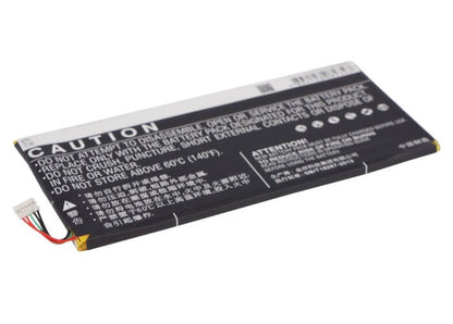 3.7V, 3400mAh, Li-Polymer Battery fits Zte, V72, V72a, 12.58Wh