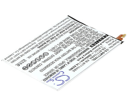 3.8V, 3900mAh, Li-Polymer Battery fits Samsung, Galaxy Tab S2 8.0 Lte-a, Galaxy Tab S2 8.0 Wifi, 14.82Wh