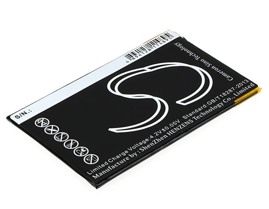 3.7V, 3300mAh, Li-Polymer Battery fits Sharp, Aquos Pad, Sht21, 12.21Wh