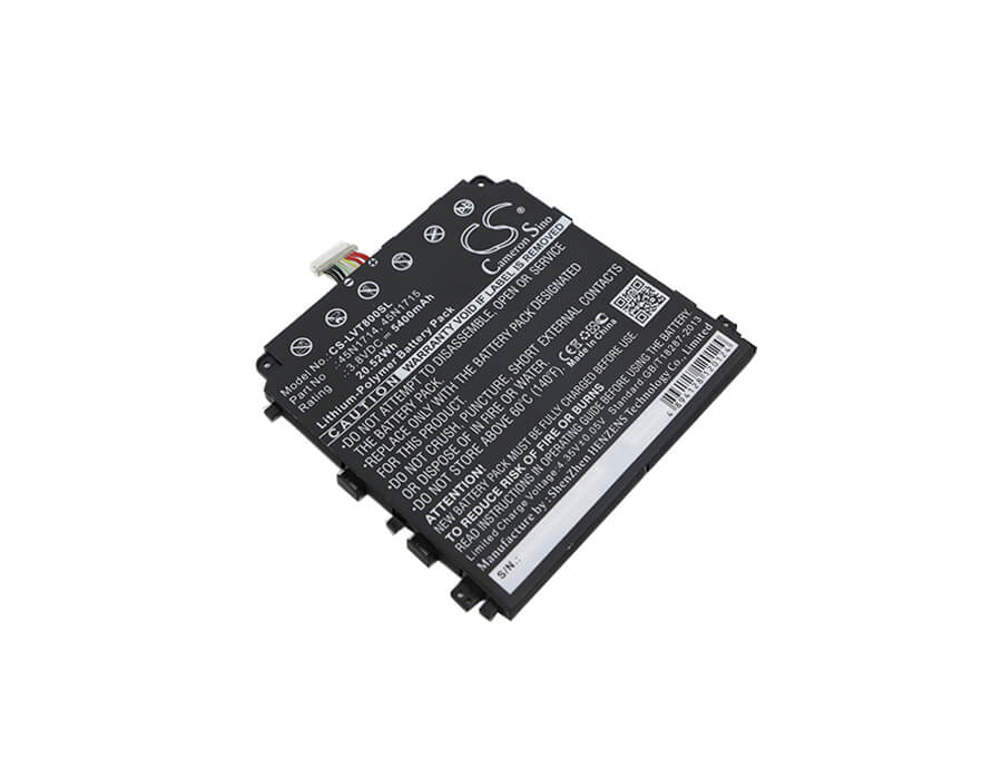 3.8V, 5400mAh, Li-Polymer Battery fits Lenovo, Thinkpad 8, Thinkpad Tablet 8, 20.52Wh