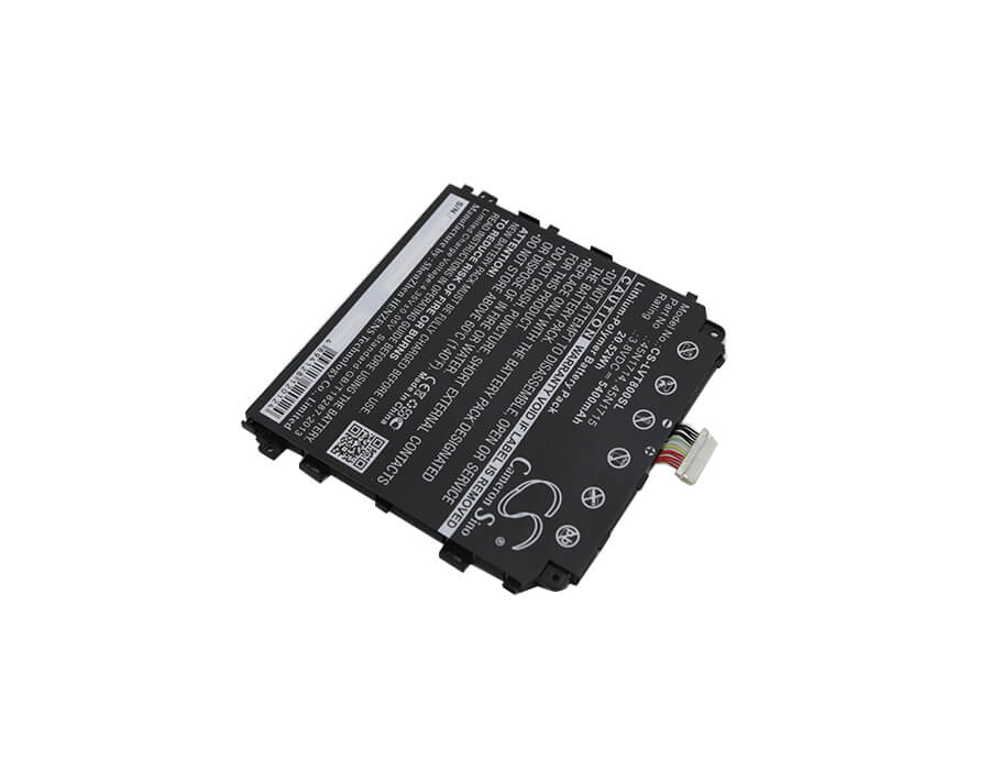 3.8V, 5400mAh, Li-Polymer Battery fits Lenovo, Thinkpad 8, Thinkpad Tablet 8, 20.52Wh