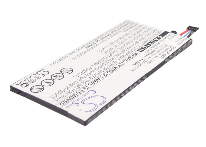 3.7V, 4000mAh, Li-Polymer Battery fits Samsung, Galaxy Tab, Galaxy Tab 7.0, 14.8Wh