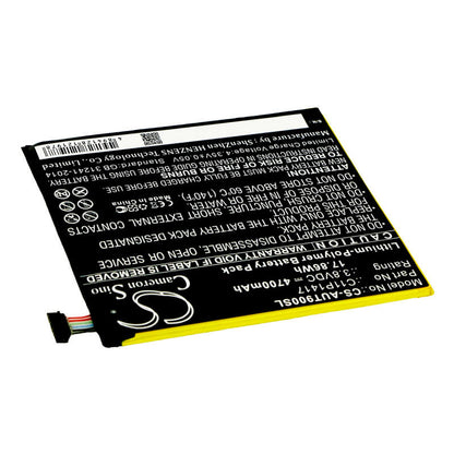 3.8V, 4700mAh, Li-Polymer Battery fits Asus, Ansformer Book T90 Chi, Transformer Book T90, 17.86Wh
