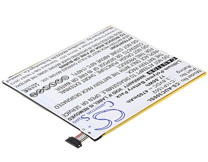 3.8V, 4700mAh, Li-Polymer Battery fits Asus, P023, Z300c, 17.86Wh