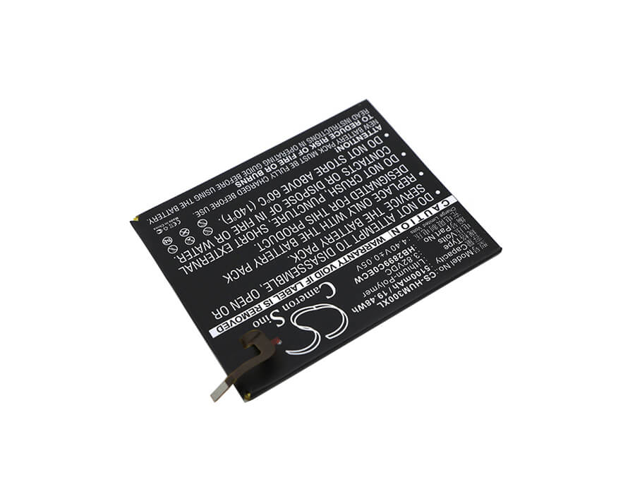 3.82V, 5100mAh, Li-Polymer Battery fits Huawei, Btv-dl09, Btv-w09, 19.482Wh
