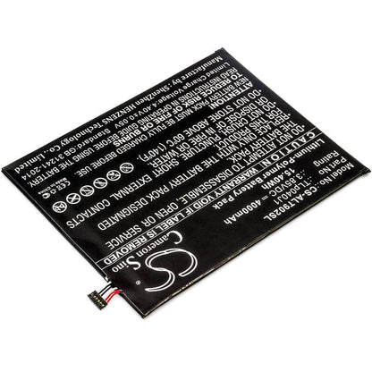 3.85V, 4000mAh, Li-Polymer Battery fits Alcatel, 8082, 9024w, 15.4Wh
