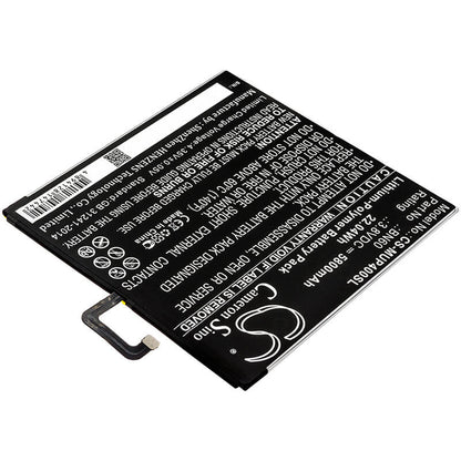 3.8V, 5800mAh, Li-Polymer Battery fits Xiaomi, Clover, M1806d9e, 22.04Wh