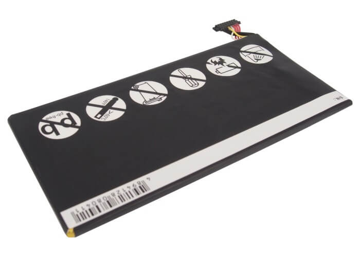 3.7V, 4400mAh, Li-Polymer Battery fits Asus, Eee Pad Memo Ep71, Ep71, 16.28Wh