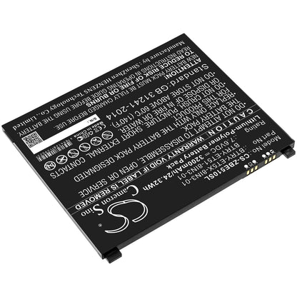 7.6V, 3200mAh, Li-Polymer Battery fits Zebra, Et51, Et51 Windows Os, 24.32Wh