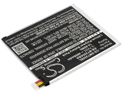 3.7V, 4000mAh, Li-Polymer Battery fits Samsung, Galaxy Tab A 8.0 Lte, Galaxy Tab A 8.0 Sm-t355, 14.8Wh