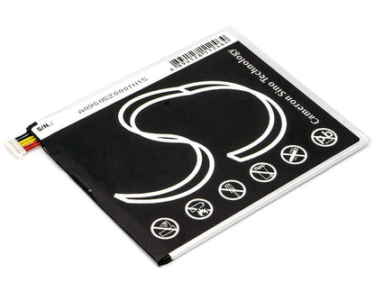 3.7V, 4000mAh, Li-Polymer Battery fits Samsung, Galaxy Tab A 8.0 Lte, Galaxy Tab A 8.0 Sm-t355, 14.8Wh