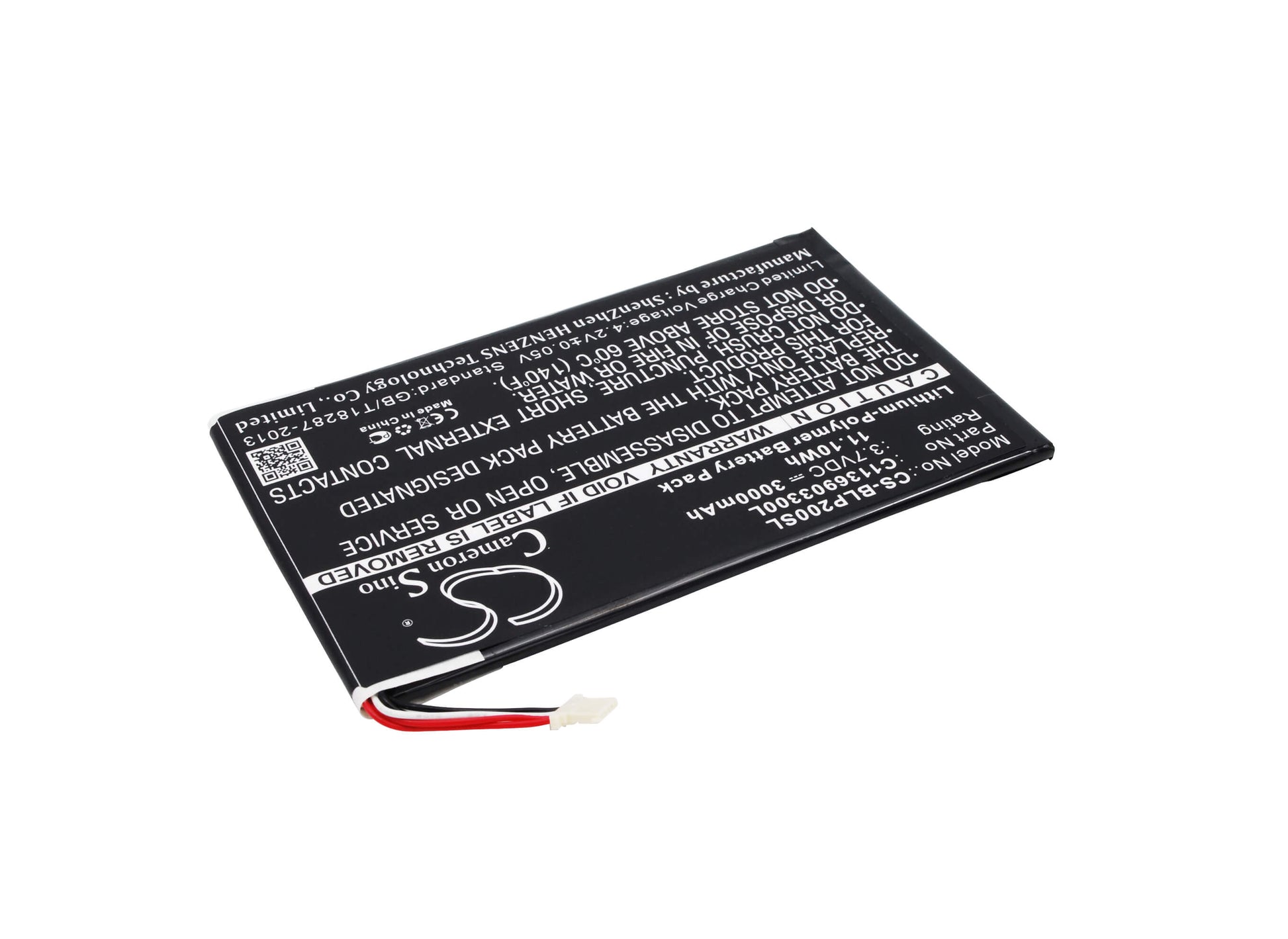 3.7V, 3000mAh, Li-Polymer Battery fits Fabrica, Tablet Pc 10.1, 11.1Wh