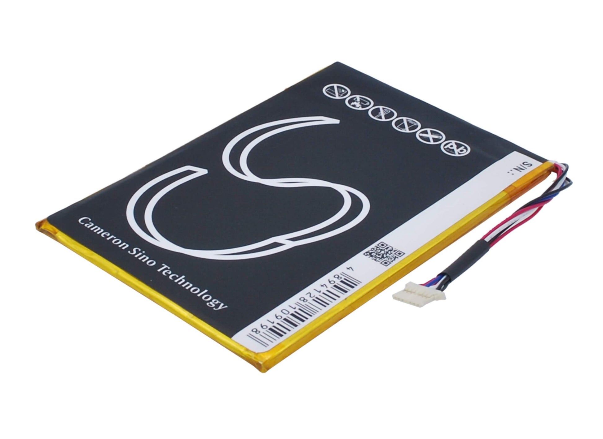 3.7V, 3200mAh, Li-Polymer Battery fits Toshiba, At7-b, At7-c, 11.84Wh
