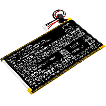 3.7V, 3200mAh, Li-Polymer Battery fits Leapfrog, Leappad 31565, Leappad Platinum Kids Learning, 11.84Wh