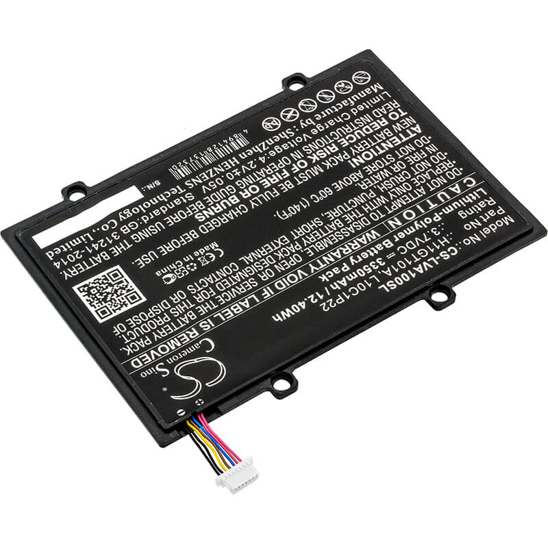 3.7V, 3350mAh, Li-Polymer Battery fits Lenovo, A1, A1-07, 12.395Wh