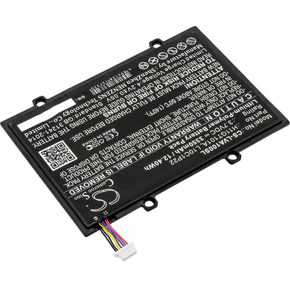 3.7V, 3350mAh, Li-Polymer Battery fits Lenovo, A1, A1-07, 12.395Wh