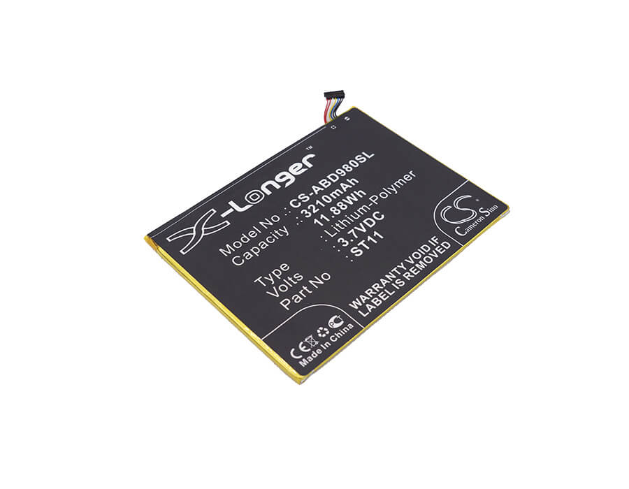 3.7V, 3210mAh, Li-Polymer Battery fits Amazon, Kindle Fire Hd 8 5th, Kindle Hd 8, 11.877Wh