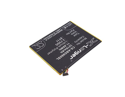 3.7V, 3210mAh, Li-Polymer Battery fits Amazon, Kindle Fire Hd 8 5th, Kindle Hd 8, 11.877Wh