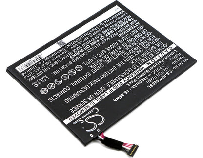 3.8V, 4800mAh, Li-Polymer Battery fits Hp, I508o, L4a35ut, 18.24Wh