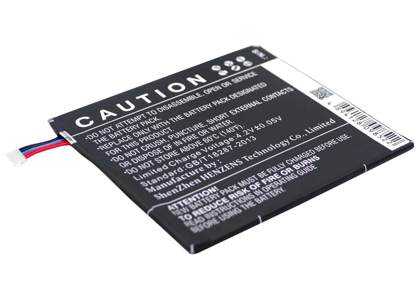 3.7V, 4200mAh, Li-Polymer Battery fits Lg, G Pad 8.0, G Pad F 8.0, 15.54Wh