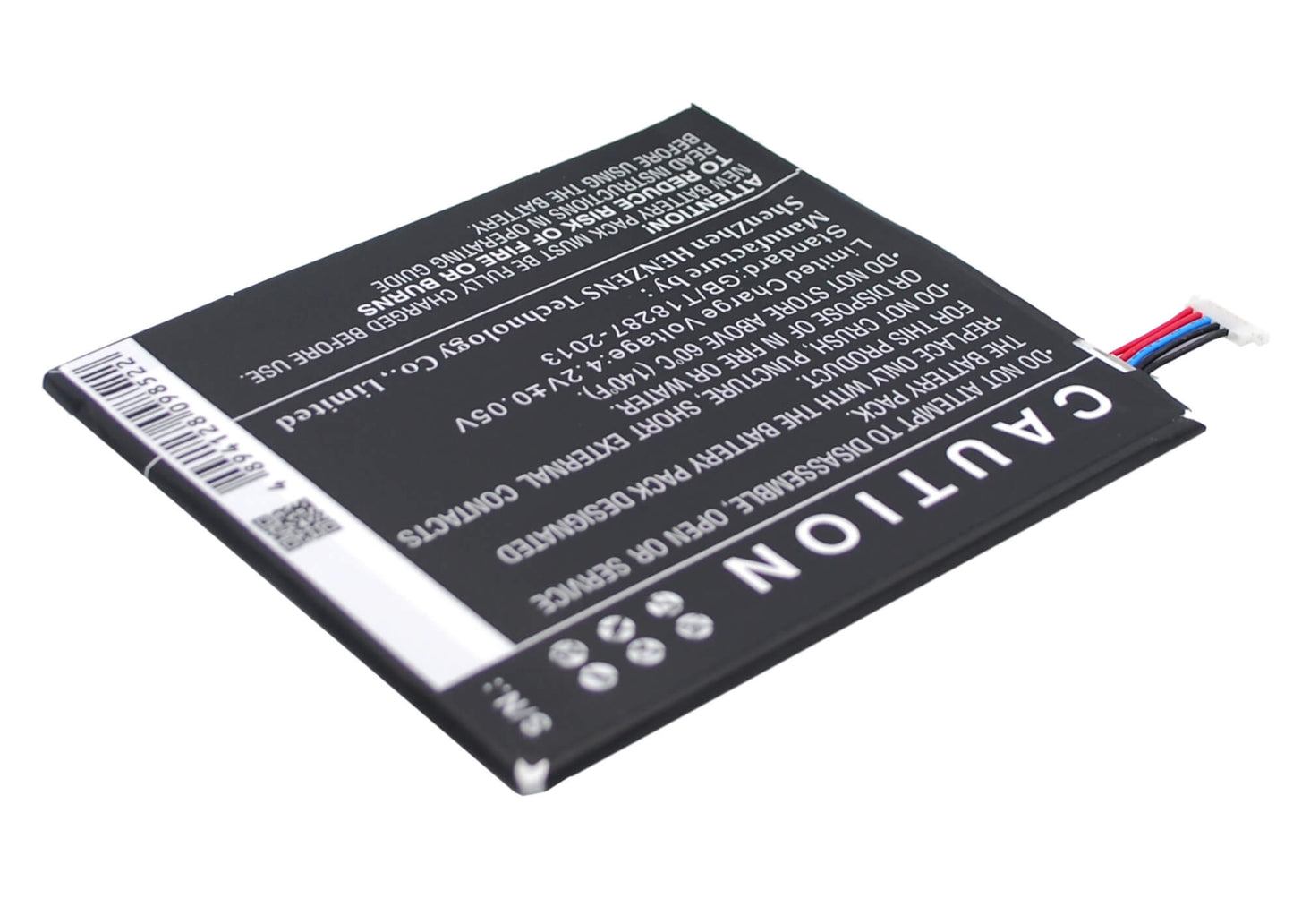 3.7V, 4200mAh, Li-Polymer Battery fits Lg, G Pad 8.0, G Pad F 8.0, 15.54Wh