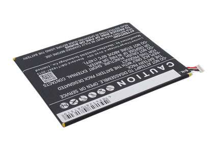 3.7V, 3200mAh, Li-Polymer Battery fits Alcatel, One Touch Pixi 3 8.0 3g, One Touch Pixi 3 8.0 Wifi, 11.84Wh