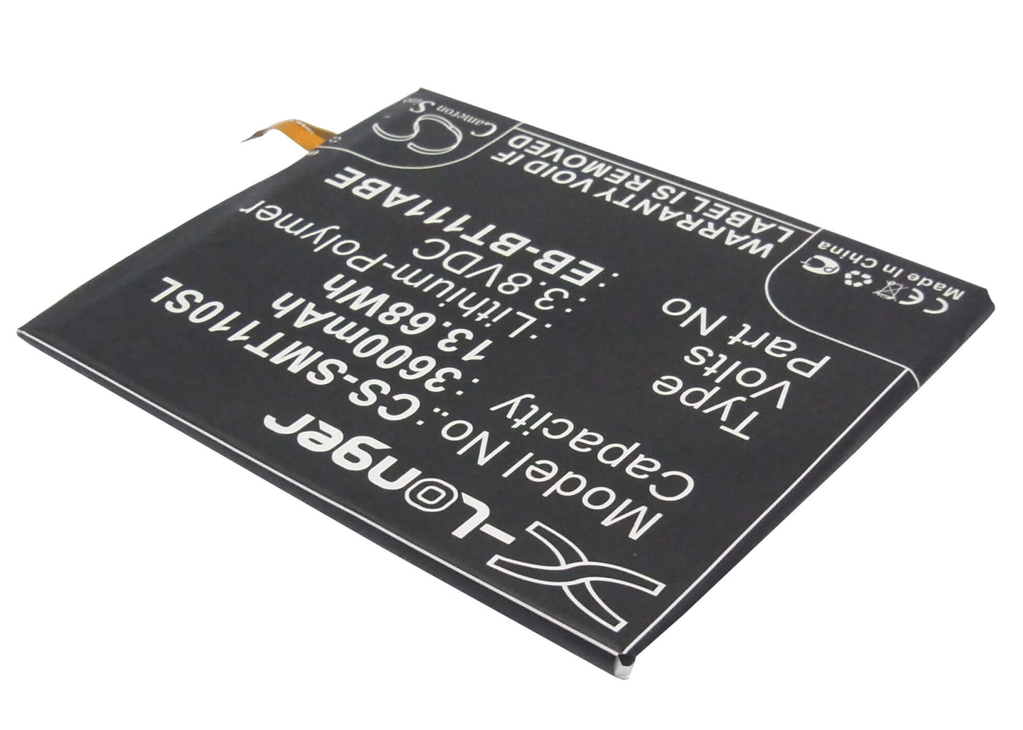 3.8V, 3600mAh, Li-Polymer Battery fits Lego, Ninjago Movie Edition Wifi, 13.68Wh