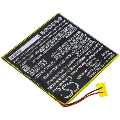 3.7V, 3900mAh, Li-Polymer Battery fits Nextbook, Ares 8a, Nx16a8116kpk, 14.43Wh